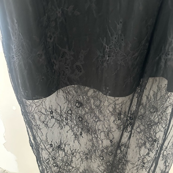 Lulu's Black One-Shoulder Lace Dress - Picture 8 of 10